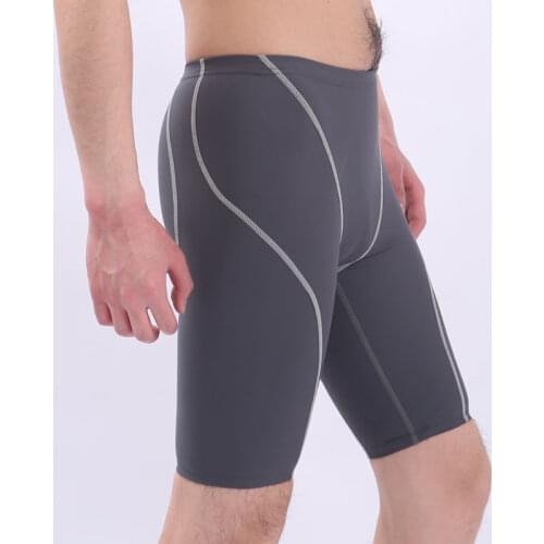 Few male swimming trunks professional athletes sport swimming pants quick-drying swimwear for men Free Shipping