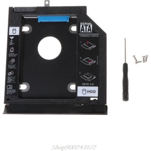 New 2nd SSD HHD Hard Drive Caddy Tray Bracket for Lenovo Ideapad 320 320C 520 330 330-14/15/17 Jy30 20 Dropship