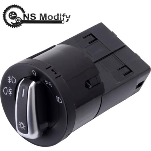 NS Modify Headlight Light Switch Headlight Fog Light Control Switch Fit VW Golf Jetta Passat B5 Beetle Polo Sharan OEM 3BD941531