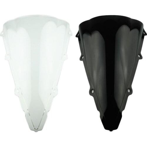 Clear Black Motorcycle Windshield Windscreen Fit For YAMAHA YZF1000 R1 2002 2003 Fairing