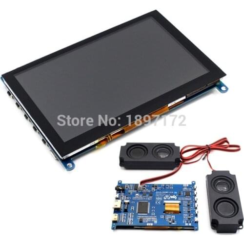 Raspberry Pi 5inch LCD 5 inch USB Capacitive Touch screen HDMI VGA display for computer mini PC XBOX PS4