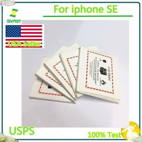 SYART Battery For iphone SE Real Capacity mobile phone replacement battery 0 Cycle For iphone 5SE 10PCS