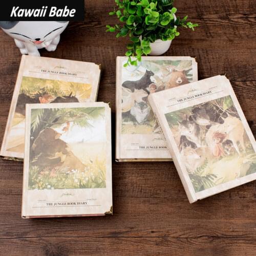 Vintage Drawing Book Journals Notebook Diary Sketchbook A5 Thicken School Office Supplies Stationery Creative Color Hard Cover