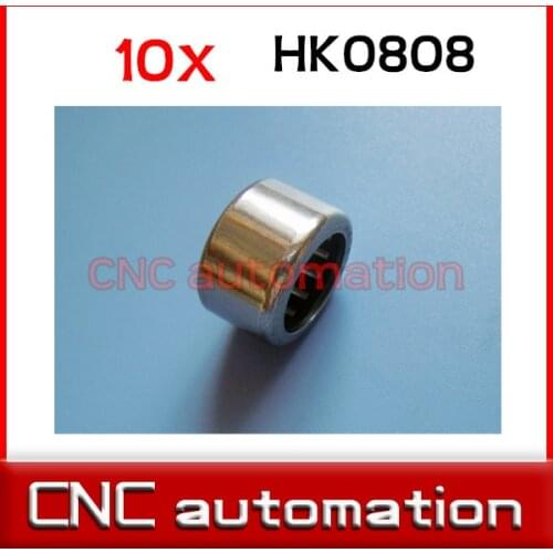 10pcs HK0808 8x12x8 TLA808Z Miniature Needle Bearings 8mm/12mm/8mm RHNA081208 for 8mm shaft