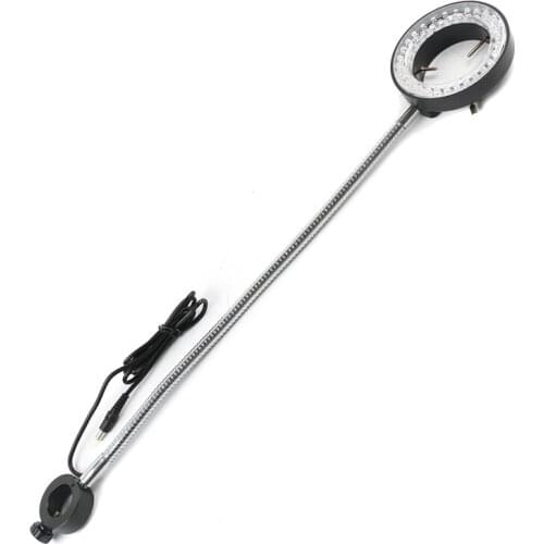 60 LED Flexible Regulation Adjustable LED Ring Light Microscopes Illuminator Lamp For Industry Microscope Industrial Camera