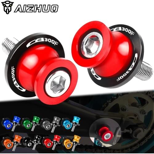Motorcycle Accessories CBR300 R CNC Aluminum Swingarm Slider Spools M8 FOR HONDA CBR300R CB300F FA 2014-2018 Stand Screw CB300 F