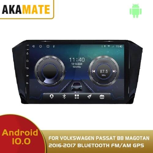 2 Din 10" Android 10 Car Radio Bluetooth 4G 64G GPS Navigation IPS Screen For Volkswagen Passat B8 Magotan 2016 2017 Car Stereo