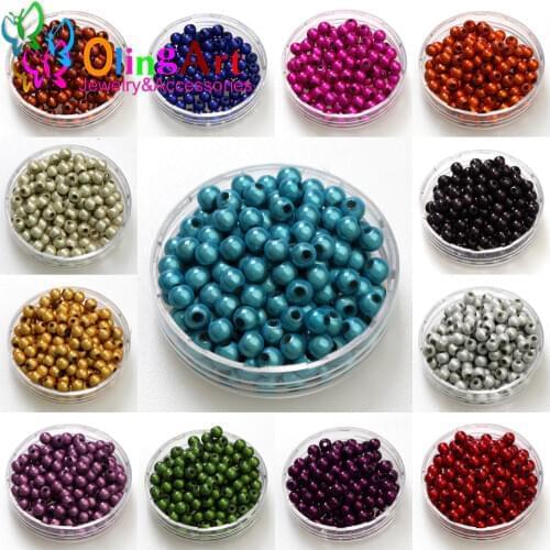Free Shipping 4/6/8/10mm Mixed Color 3D Illusion Miracle Beads Acrylic Spacer Fantasy DIY Necklace Bracelet Jewelry Making