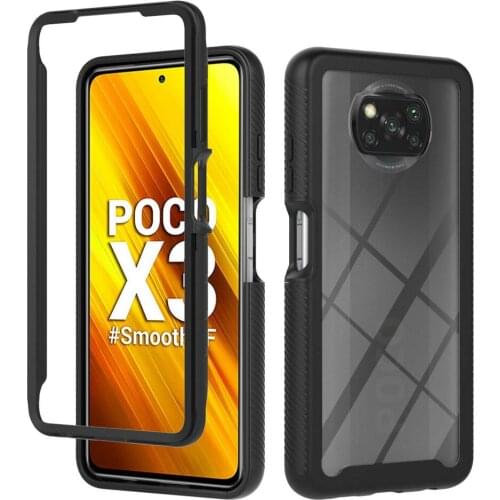 Poco X3 Pro 2021 Crystal Case Hard Back Panel for Xiaomi Poco X3 Case Mi Poco X 3 NFC PocoPhone 3X Bumper Cover Shockproof Funda
