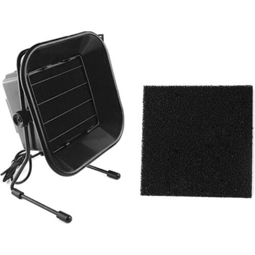 10pcs High Density Activated Carbon Foam Black Filter Solder Smoke Absorber ESD Fume Extractor 13cm for Air Filtration Tools