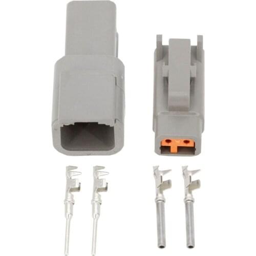 DTM06-2S/DTM04-2P Connectors 2 Pin Automotive male female connector Waterproof plug Sheath with terminal car part