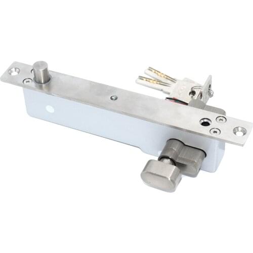 DC12V Fail Secure Electric Bolt Lock With Mort Lock Cylinder Electric Drop Bolt Lock with mechanical key