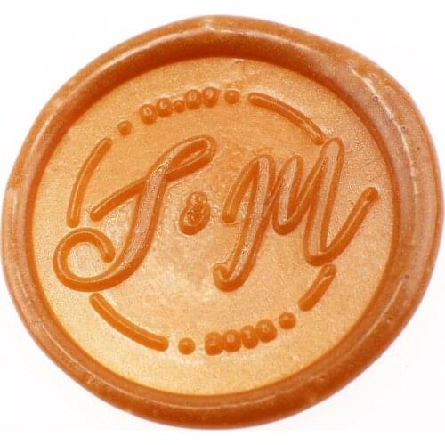 Personalized Initials with wedding date wax seal stamp/Custom wedding seals/wedding invitation seal/custom wedding stamp