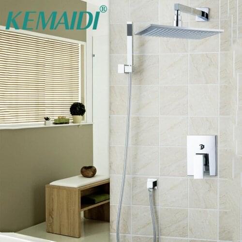 KEMAIDI Bathroom Shower banho de chuveiro Set Luxury 12" Shower Head Wall Mount Rain Shower Set