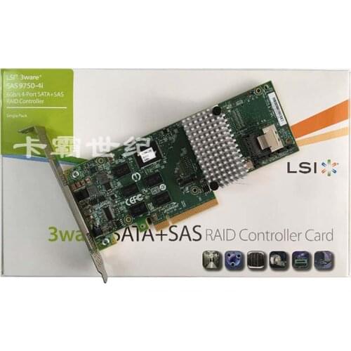 LSI 3ware 9750-4i LSI00216 6Gb / s Mini SAS Array Card Supports MacOS