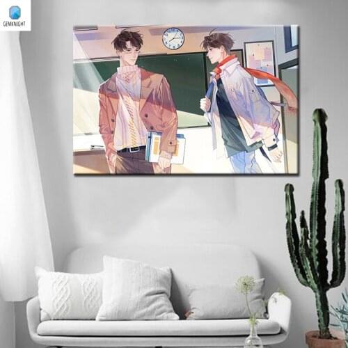 Hand painted by numbers Distance digital paint by numbers Traditional Chinese Frost diy digital painting home decor