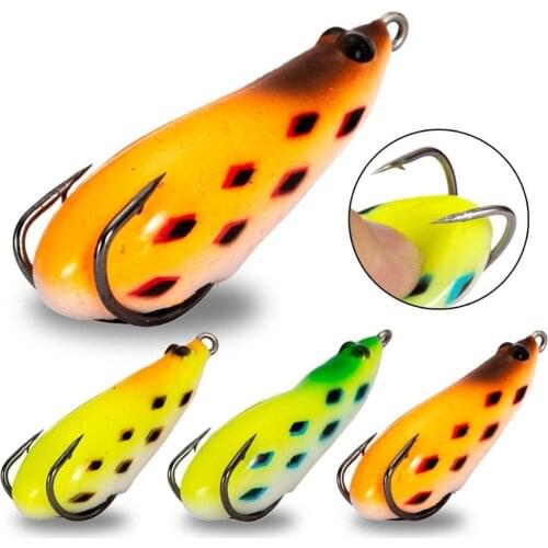 3pcs/set Silicone Fishing Bait Fishing Lure Set With Spotted Painting Fishing Tackles Outdoor Sports 3D Eyes Lures 3 Colors