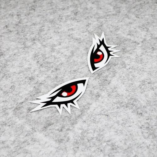 Bicycle Totem Eyes Peeping Motocross Modification Decoation Stickers Car Styling Vinyl Decals