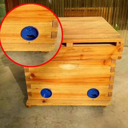 35PCS Bee Nest Round Entrance Plastic Doors Beehive Door Exit Anti Fly Disc Beekeeping Vents Bees Tools Equipment Wholesale