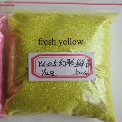 Fresh Yellow pearl powder pigment glitter powder flash powder, shiny metal sheets,Nail decoration, paint coating and so on