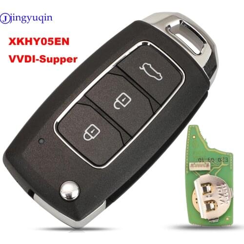 Xhorse jingyuqin XKHY05EN Wire Remote Key For Hyundai 3 Buttons English Version VVDI Supper