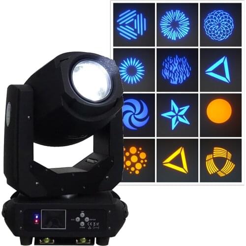 DJ party lights DMX led spot beam moving head light 200w zoom gobo moving heads Professional disco show stage lighting projector