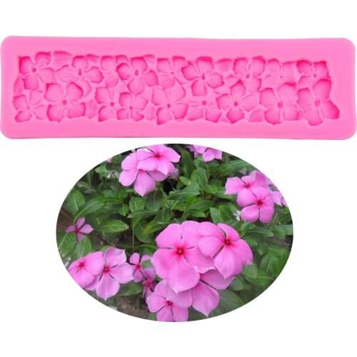 Nail-Headed Border Henna Flower Silicone Mold for Fondant Cake Decorating tools Sugarcraft Resin Mold Fondant Cake Mold T1216