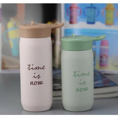 Lovely Thermos Water Bottle 304 Stainless Steel For Boys and Girl Gift Blue Pink Vacuum Flask Coffee mug insulated Cup