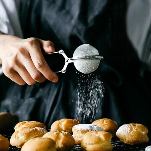 Stainless Steel Fine Mesh Flour Sifter Flour Sieve/Shaker Powdered Sugar/Baking Sifter Hand Small Colander Strainer Baker Tools