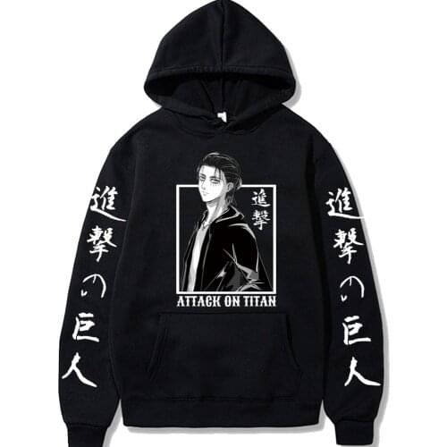 Attack on Titan Japanese Hot Anime Hoodie Men Women Sweatshirts Fashion Long Sleeves Loose Casual Autumn Boys Girls Pullovers