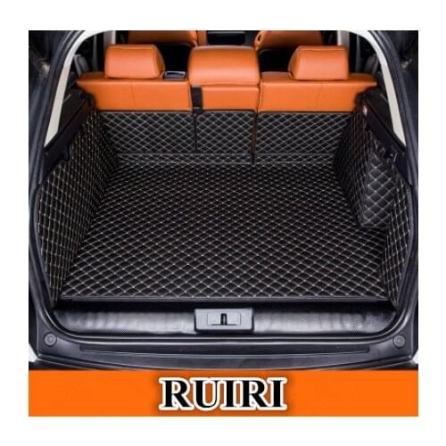 High quality! Full set car trunk mats for Land Rover Range Rover Sport L494 2019-2013 waterproof boot carpets cargo liner mats