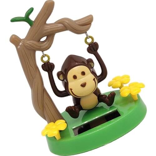 Funny Solar Power Dancing Animal Toy - Cute Chick Figures, Home Office Desk Window Car Dashboard Decor Ornaments, Novelty Gift