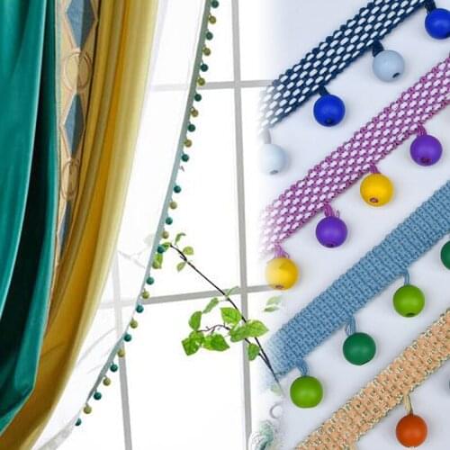 1 Meter Curtain Tassel Fringe Beaded Lace Trim For Sewing Curtain Window Accessorie Lace Trim Diy Dress Stage Garment Decor