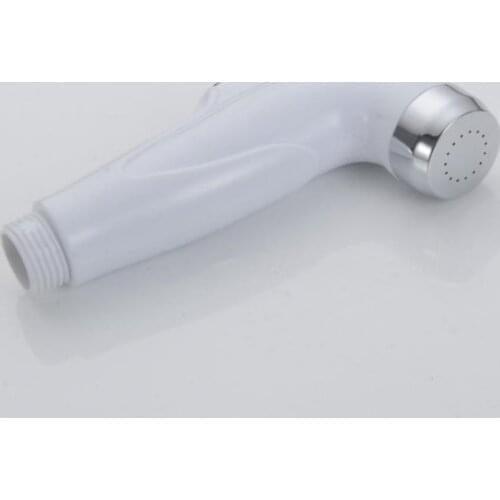 1pc White ABS Handheld Portable Bidet Toilet Nozzle Sprayer Bathroom Bidet Head Nozzle Shattaf
