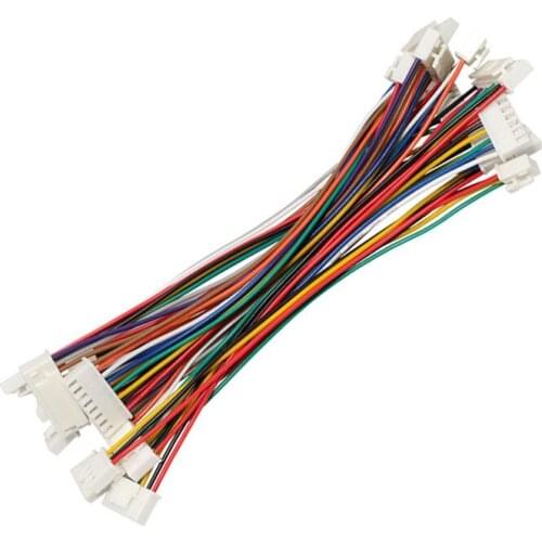 15CM 24 AWG XHB2.54 XHB 2.54MM XH2.54 XH 2P/3P/4P/5P/6 Pin Female & Female Double Connector with Flat Cable 1007