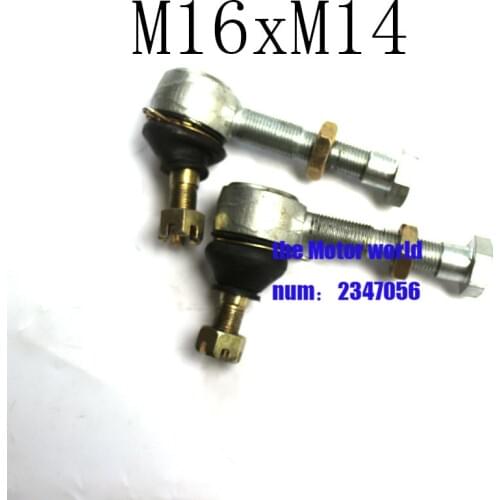 ATV 1 pair Joint Ball U-joint M14x16 Ball Head Tie Rod End for ATV Quad Turn joint ball Spare
