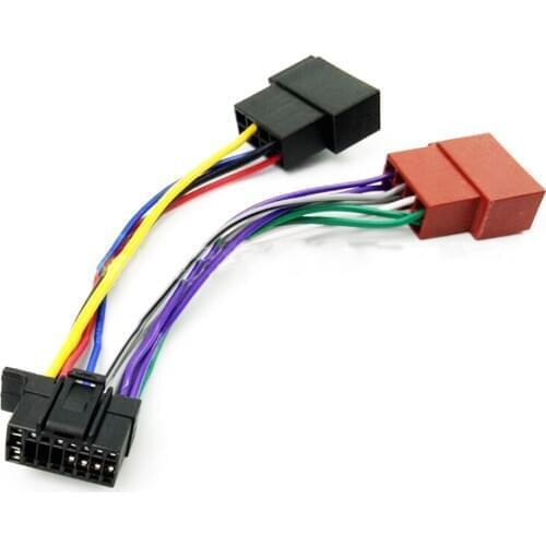 Car ISO Harness Head Cable for SONY CDX Stereo Radio Wire Adapter Plug Wiring Connector Cable