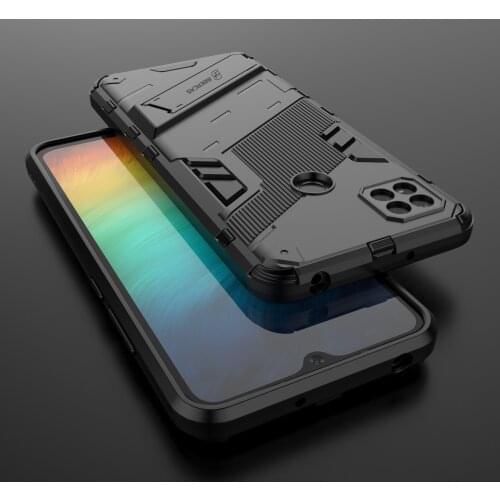 Kickstand Anti-Sweat Hard PC+ TPU Case for Xiaomi Redmi Note 10 5G 9 Pro Max 9S 9C Poco M3 Pro F3 X3 NFC Mi 11 Lite Cover