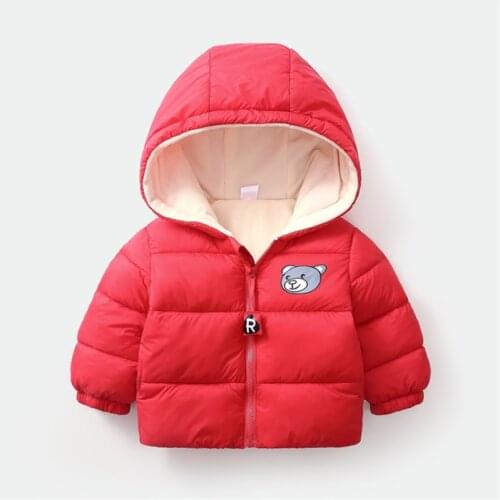 Childrens Cotton-Padded Jacket Boys Down Cotton-Padded Jacket Baby Girls Winter Coat