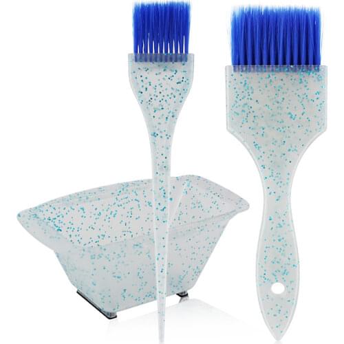 Hair Dyeing Brush Bowl Set Hair Dye Brush Bowl Hair Coloring Applicator Hairdressing Hair Styling Accessories Hair Dyeing Tools