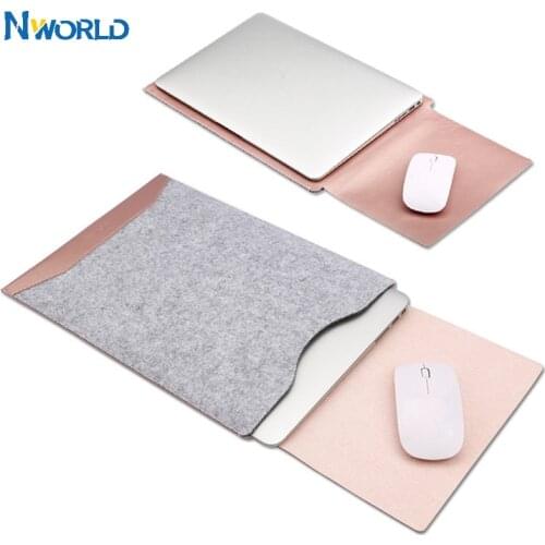 Fashion Laptop Bag Felt Universal Laptop Case Notebook Bag Macbook Case Pouch For Macbook Air Pro Retina 12 13 15 Inch