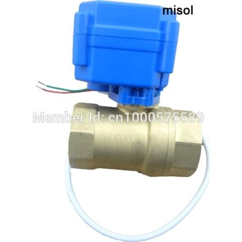 Motorized ball valve 2 way 12V DN25, 1" (reduce port), electrical valve