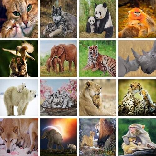 Theme Great Mother Series 5D DIY Diamond Painting Full Square Round Diamond Embroidery Sale Mosaic Picture of Rhinestone