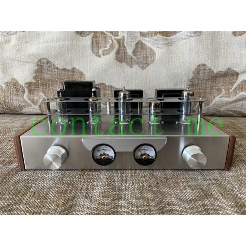 New version！Dual UV meter 6H2N 6n1n tube amplifier ,bile rectifier amplifier, high-frequency transparent, medium-frequency round