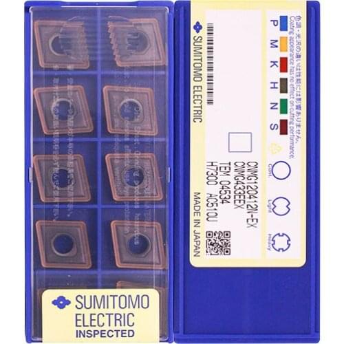 Original Carbide Insert CNC Blade Lathe Tools CNMG120412N For Blade Processing