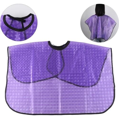 Hair Cutting Collar Waterproof Colouring Cape Hair Dyeing Shawl Special Dyed Oiling Cloth Barber Shop Hair Salon Haircut Shawl