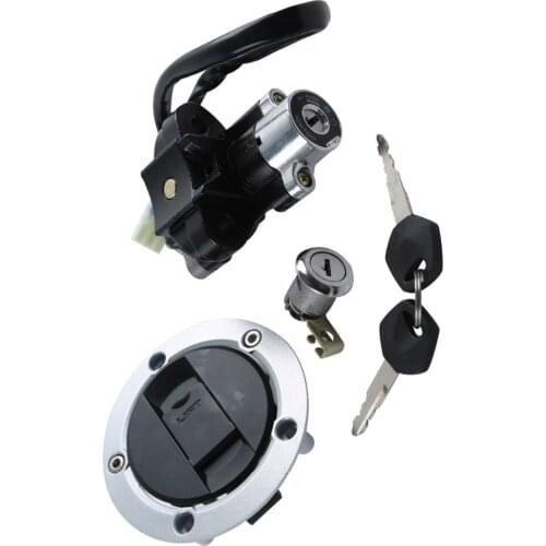 Motorcycle Ignition Switch Fuel Gas Cap Cover with Ignition Lock Keys Set For Suzuki SV1000 S 2003 2004 2005 2006 2007 2008