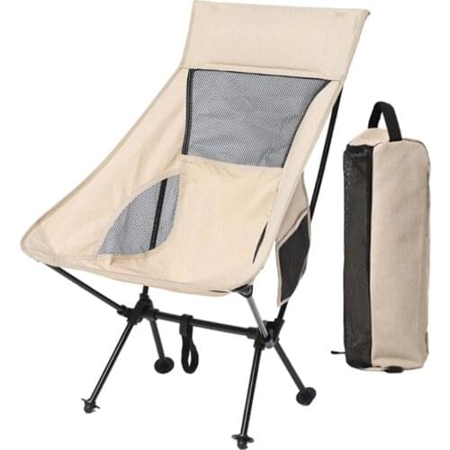 Portable Folding Camping Beach Chair for Camp Lawn Hiking Sports Hunting Fishing Backpacking