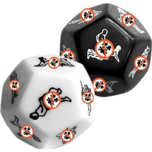 Sex Toys for Couples Adult Games Funny Sex Dice 12 Sides Sex Romance Love Humour Gambling Erotic Craps Dice Bar Toy Couple Gift