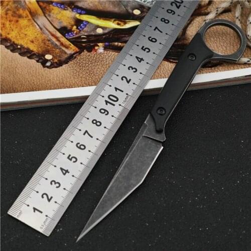 Bastin Tactical Knife Fixed Blade Knife Pocket Knife Outdoor Camping Jungle Survival Mini EDC Knife Fishing
